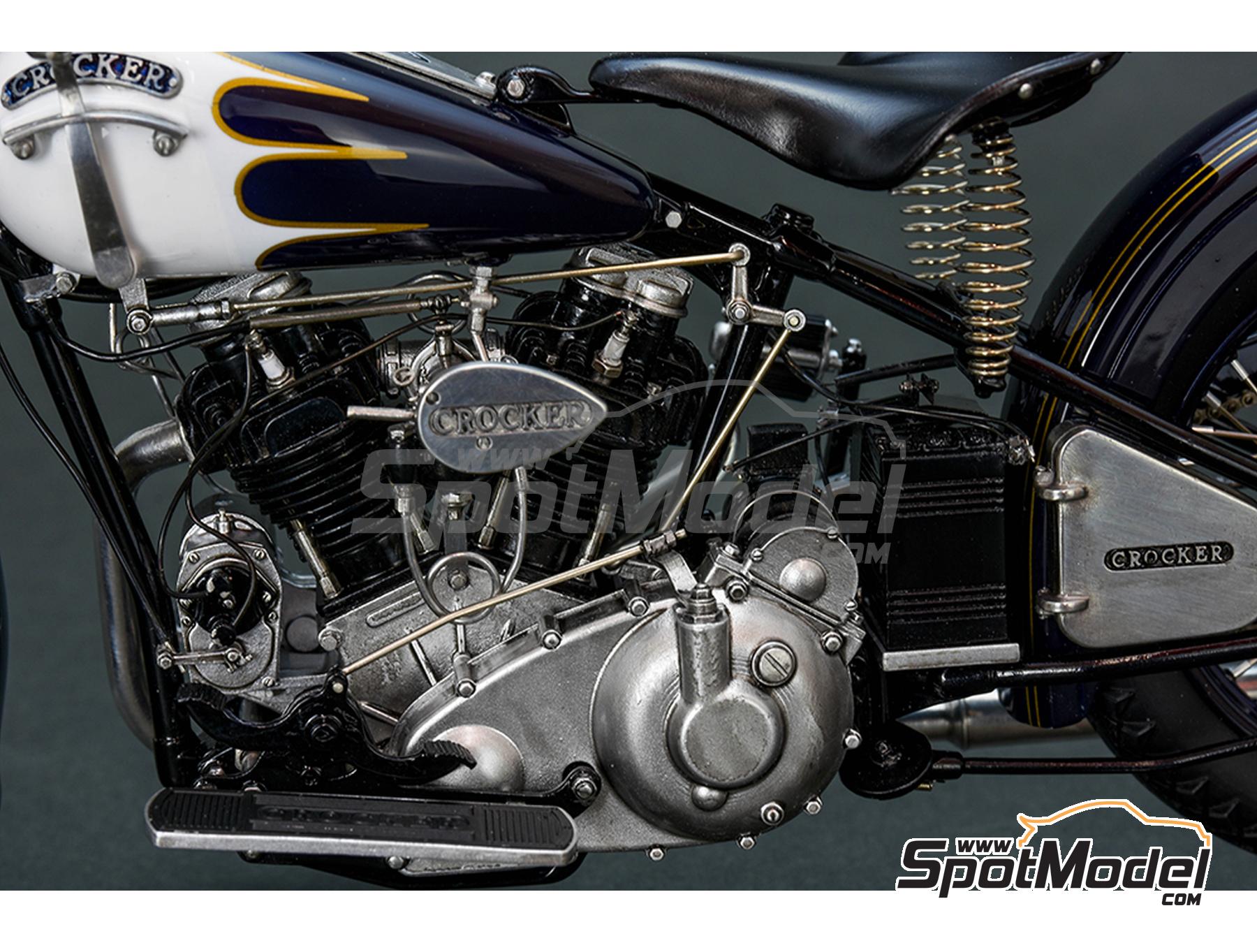 Model Factory Hiro K836: Motorbike scale model kit 1/9 scale